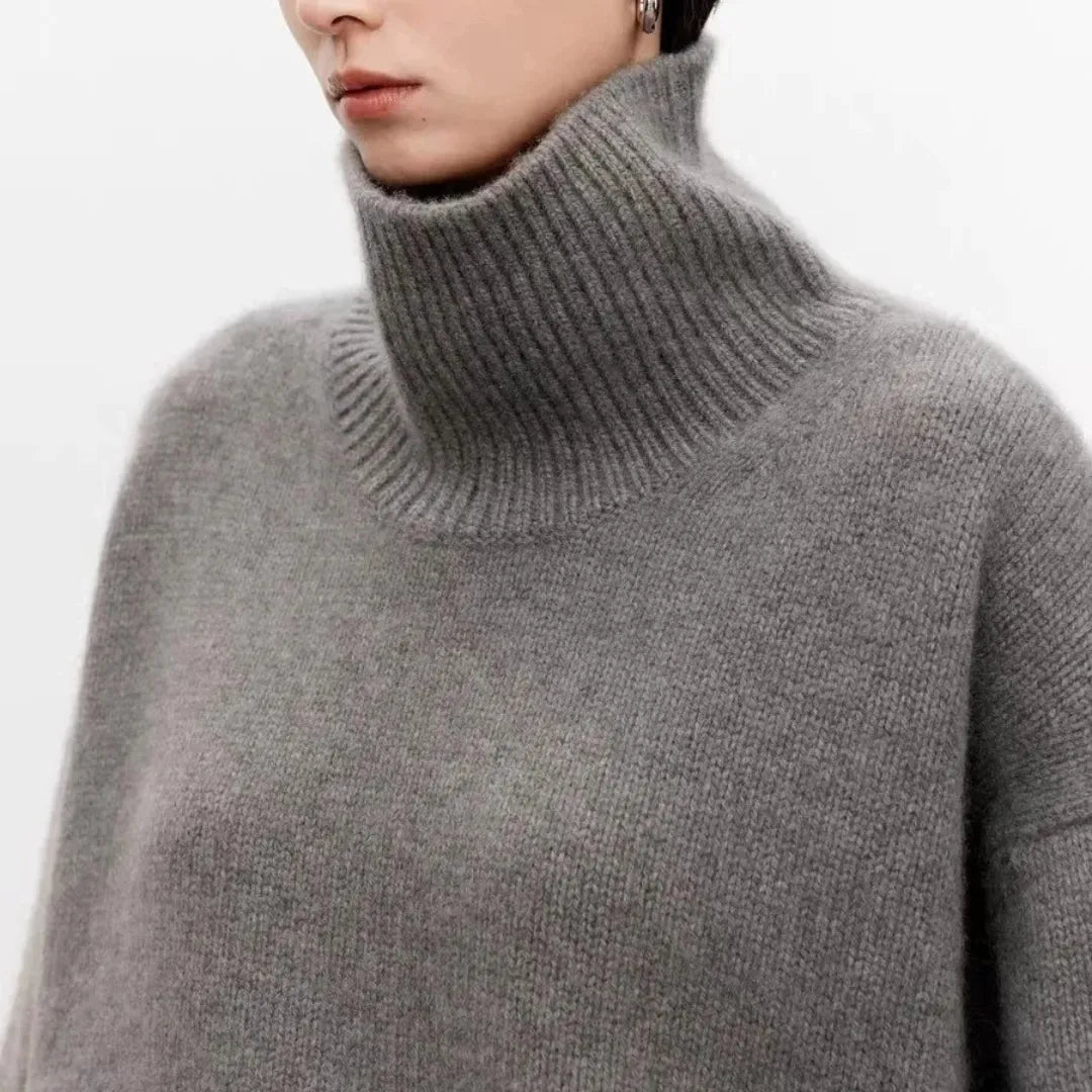 Women's Cashmere-Blend High-Neck Sweater