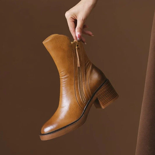 Women's Leather Ankle Boots