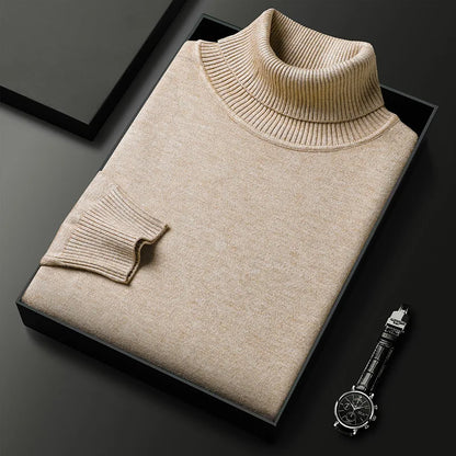 Unisex Cashmere Blend Turtleneck Sweater
