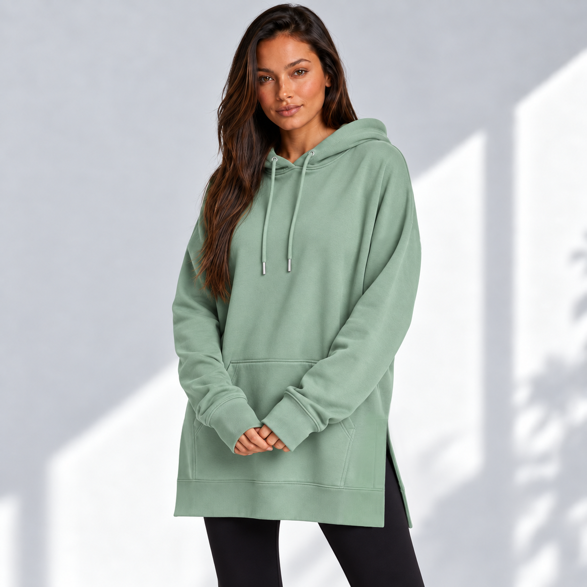 Women's Cotton Oversized Hoodie Dress
