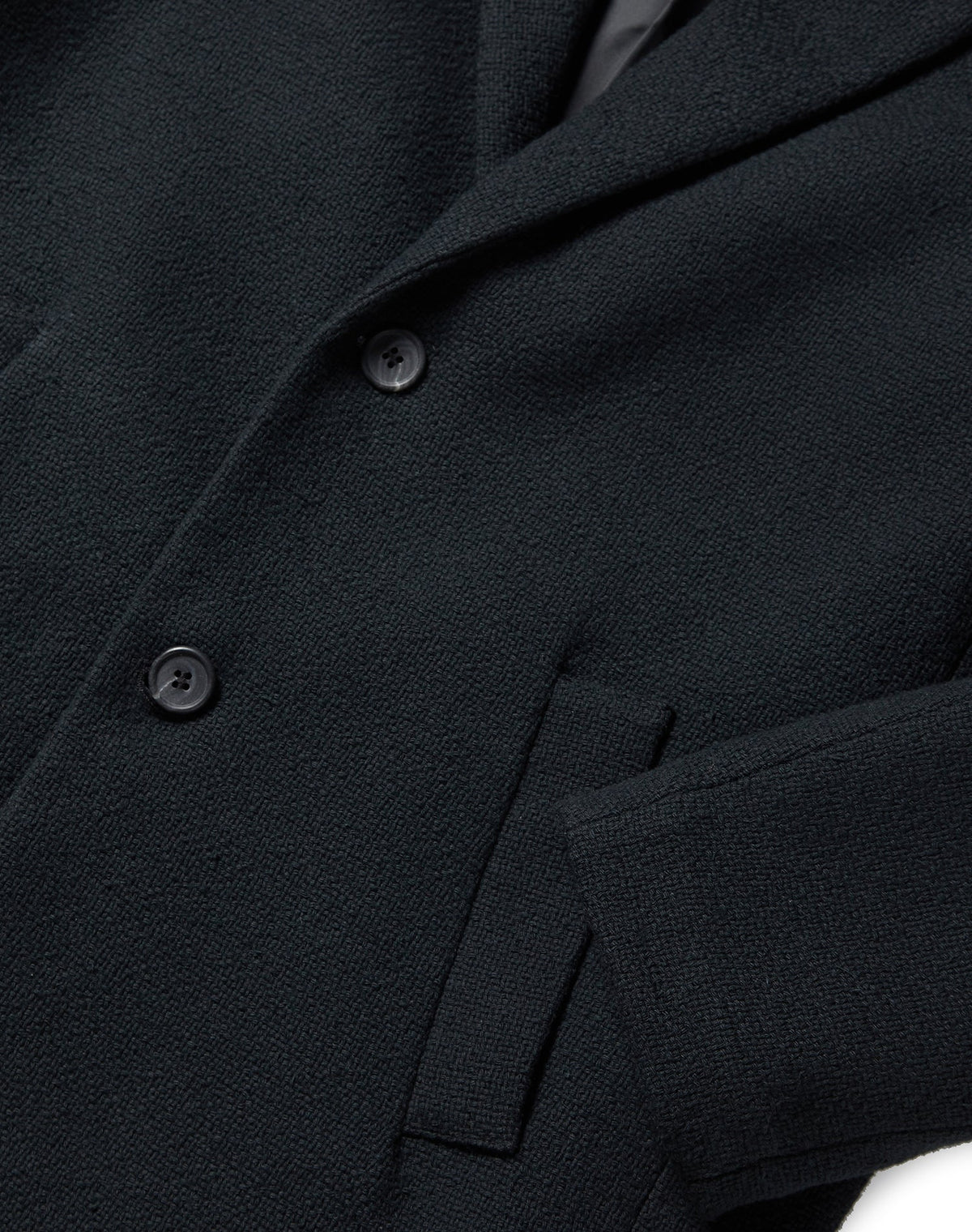 Men's Vegan Wool Structured Coat