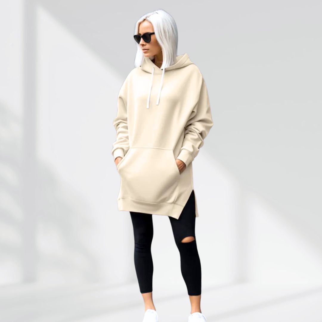 Women's Oversized Cotton Hoodie Dress