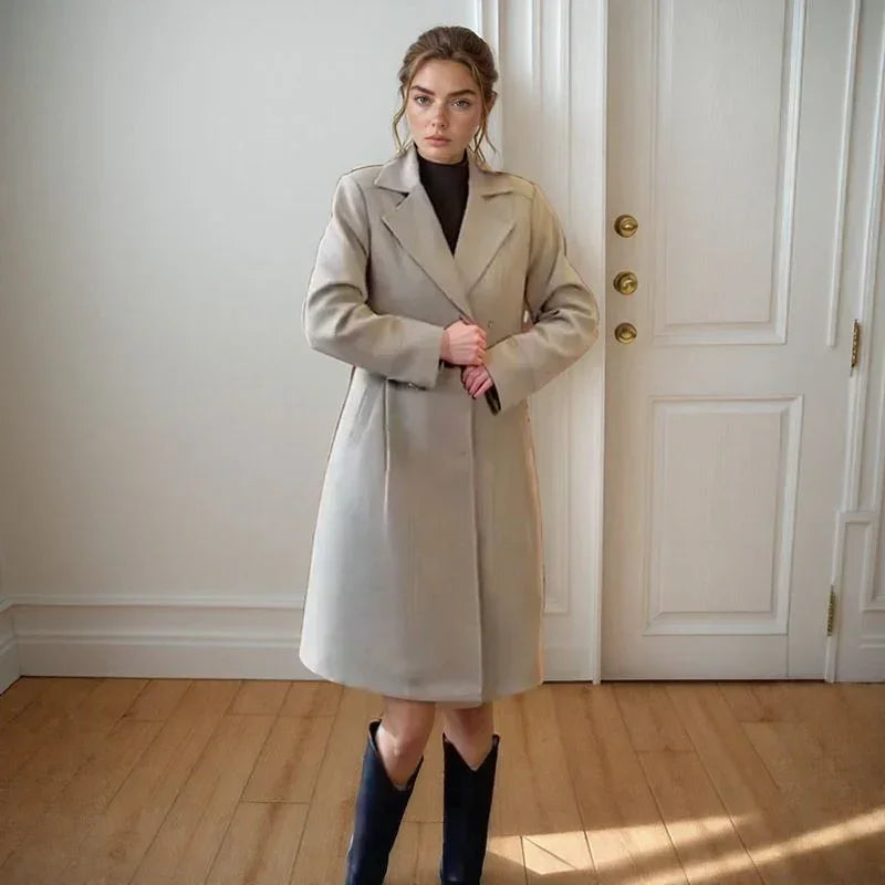 Women's Velvet-Lined Coat
