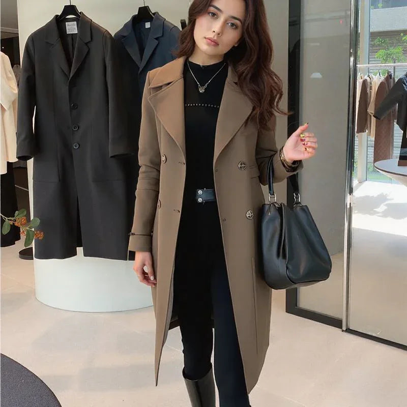 Women's Velvet-Lined Coat