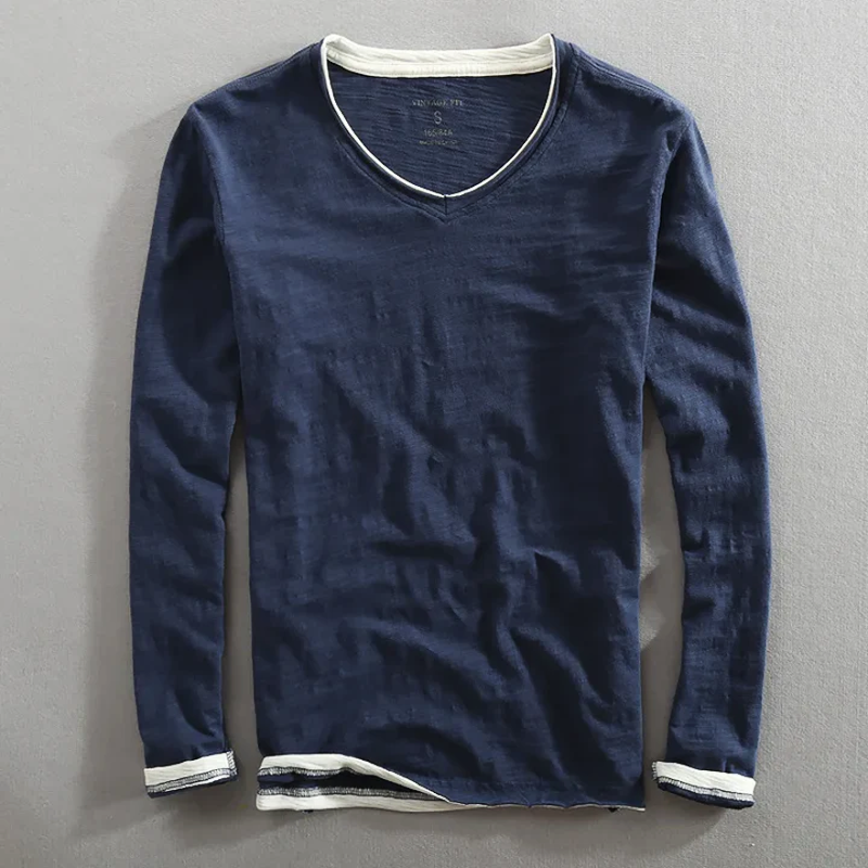 Men's Cotton Long Sleeve Shirt