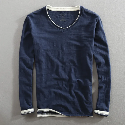 Men's Cotton Long Sleeve Shirt