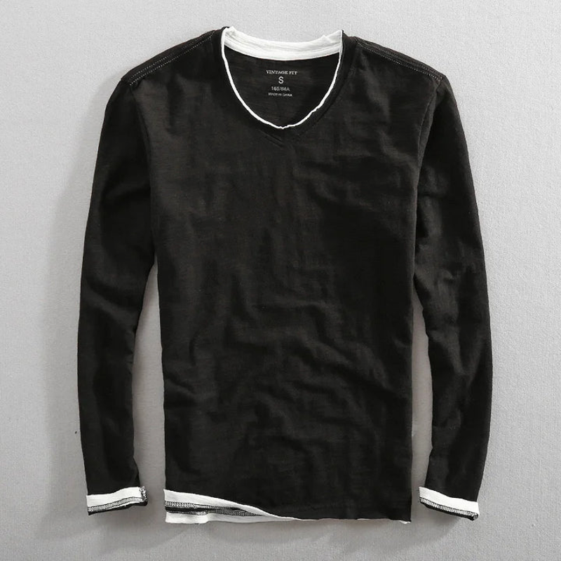 Men's Cotton Long Sleeve Shirt