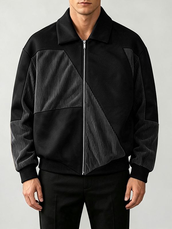 Men's Colorblock Corduroy Jacket