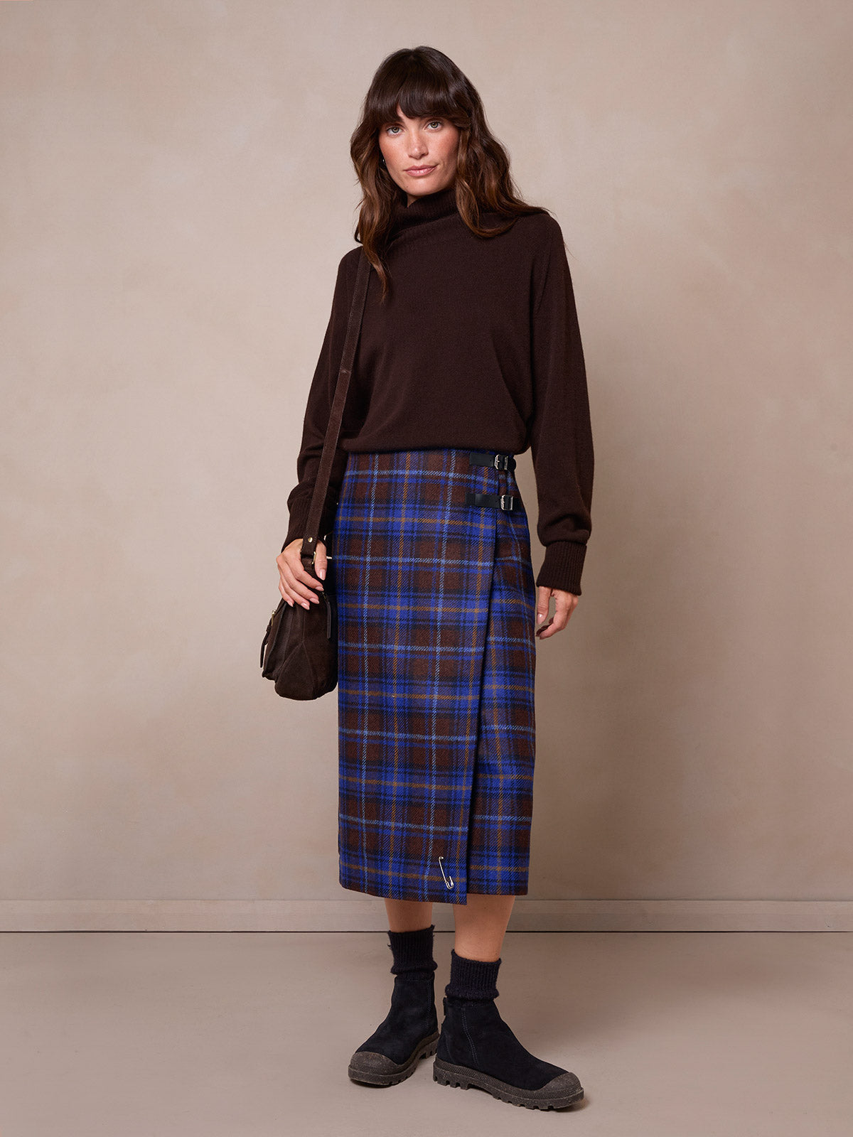 Unisex Wool Roll Neck Sweater