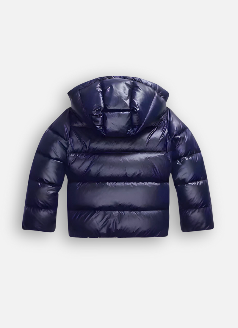 Women's Glossy Finish Puffer Jacket – Fitted Cut, view 4