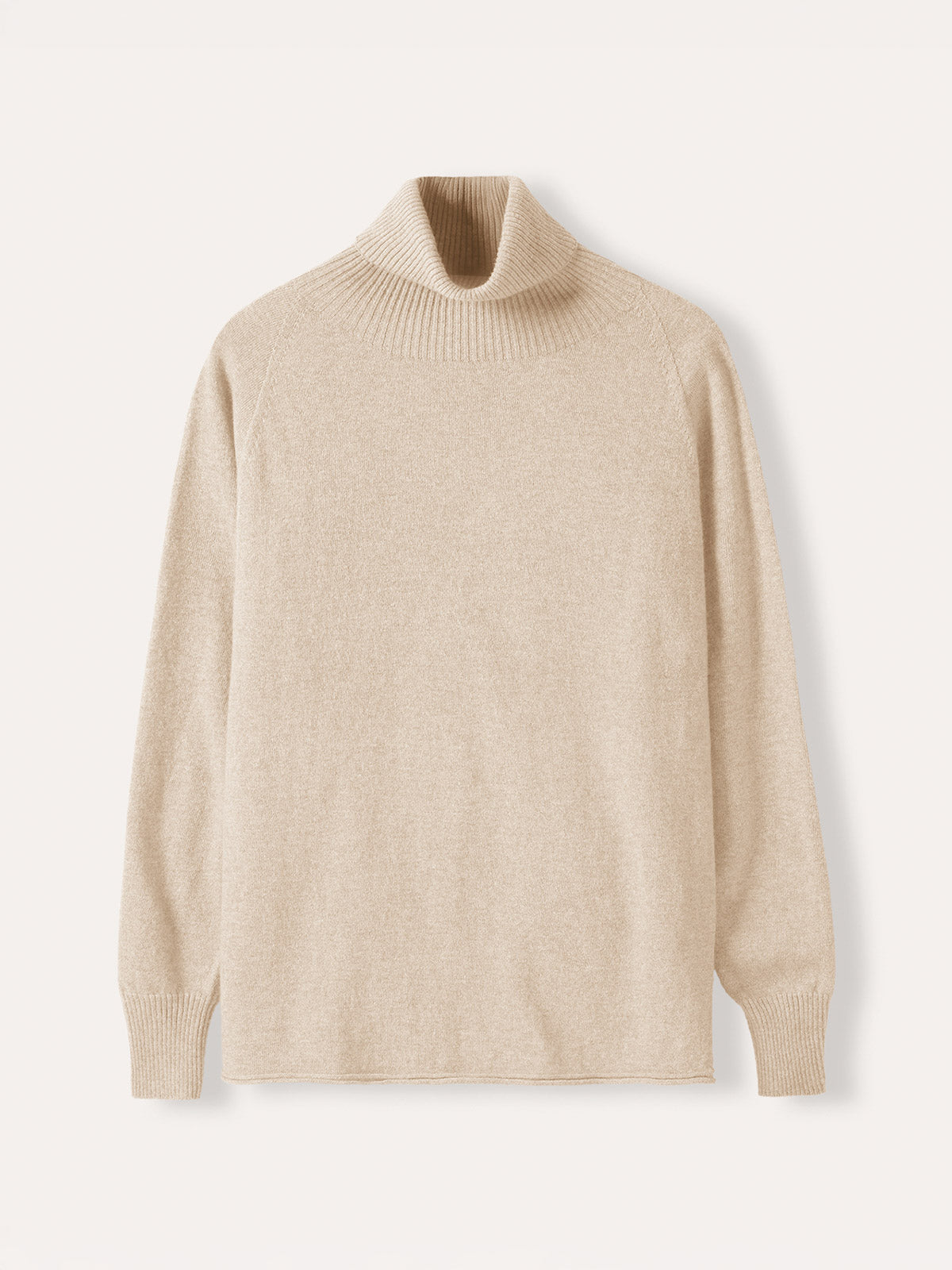 Unisex Wool Roll Neck Sweater