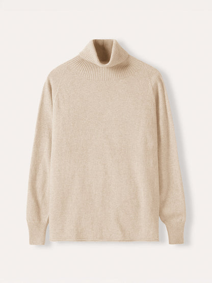 Unisex Wool Roll Neck Sweater