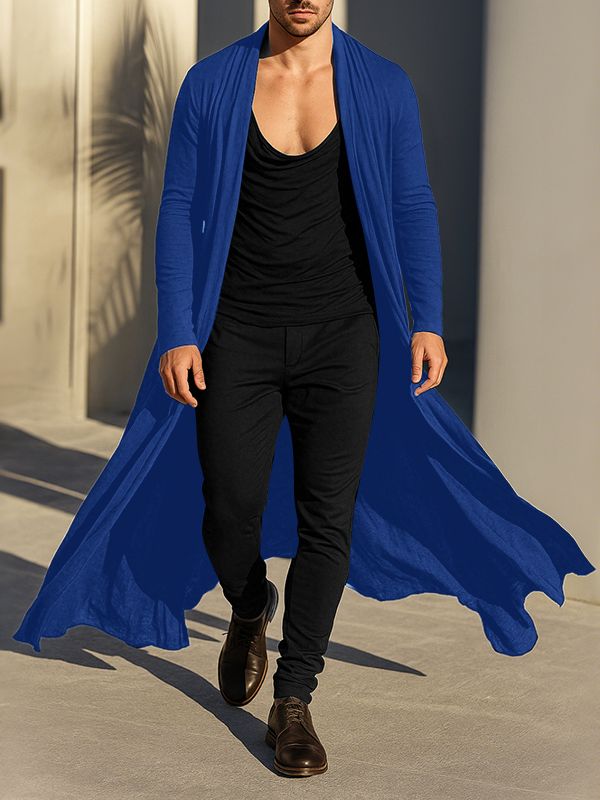 Men's Loose Fit Long Sleeve Cardigan