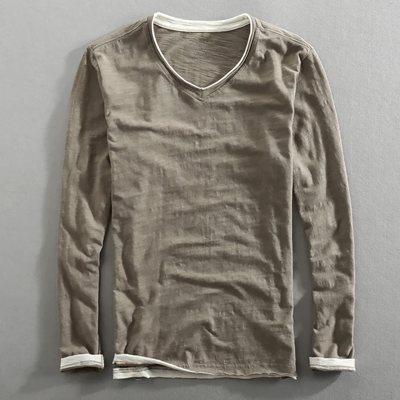 Men's Cotton Long Sleeve Shirt