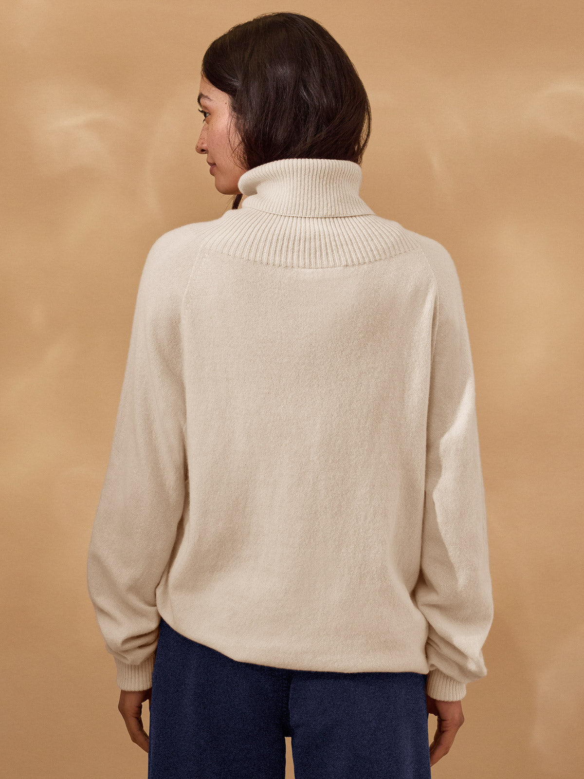 Unisex Wool Roll Neck Sweater