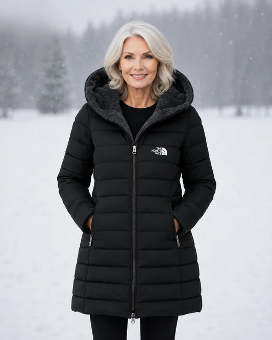 Women's Fleece-Lined Quilted Coat