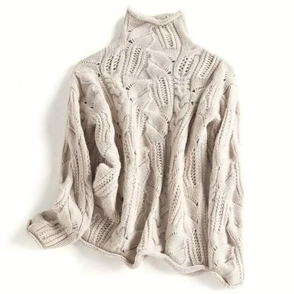 Unisex Cashmere Turtleneck Sweater