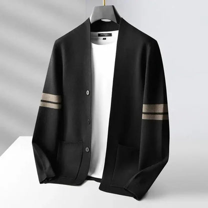 Men's Merino Wool-Blend Cardigan