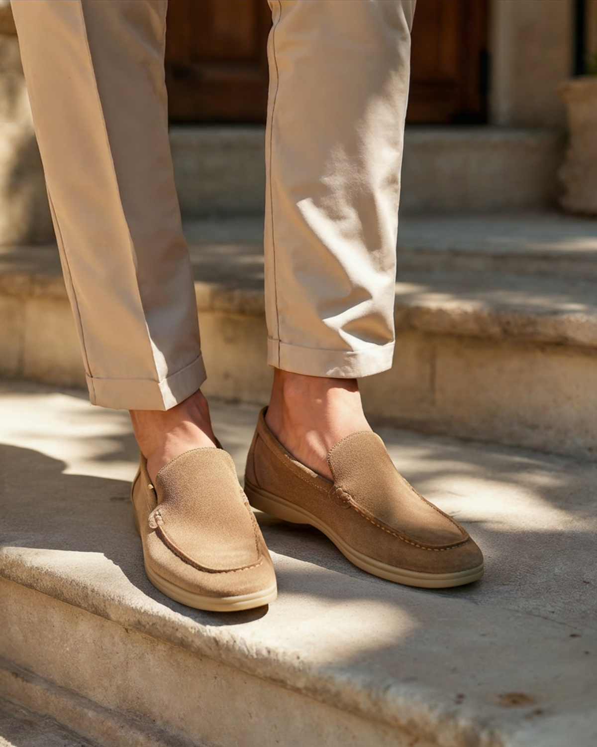 Men's Suede Leather Loafers