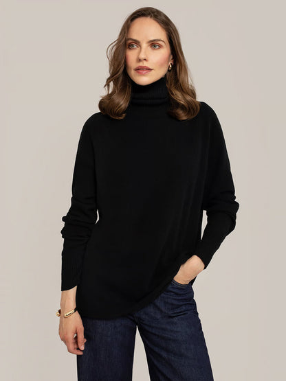 Unisex Wool Roll Neck Sweater