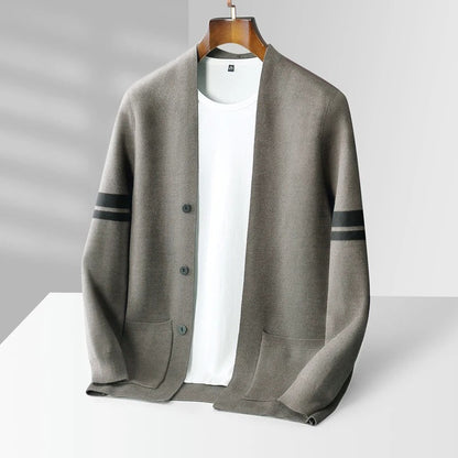 Men's Merino Wool-Blend Cardigan