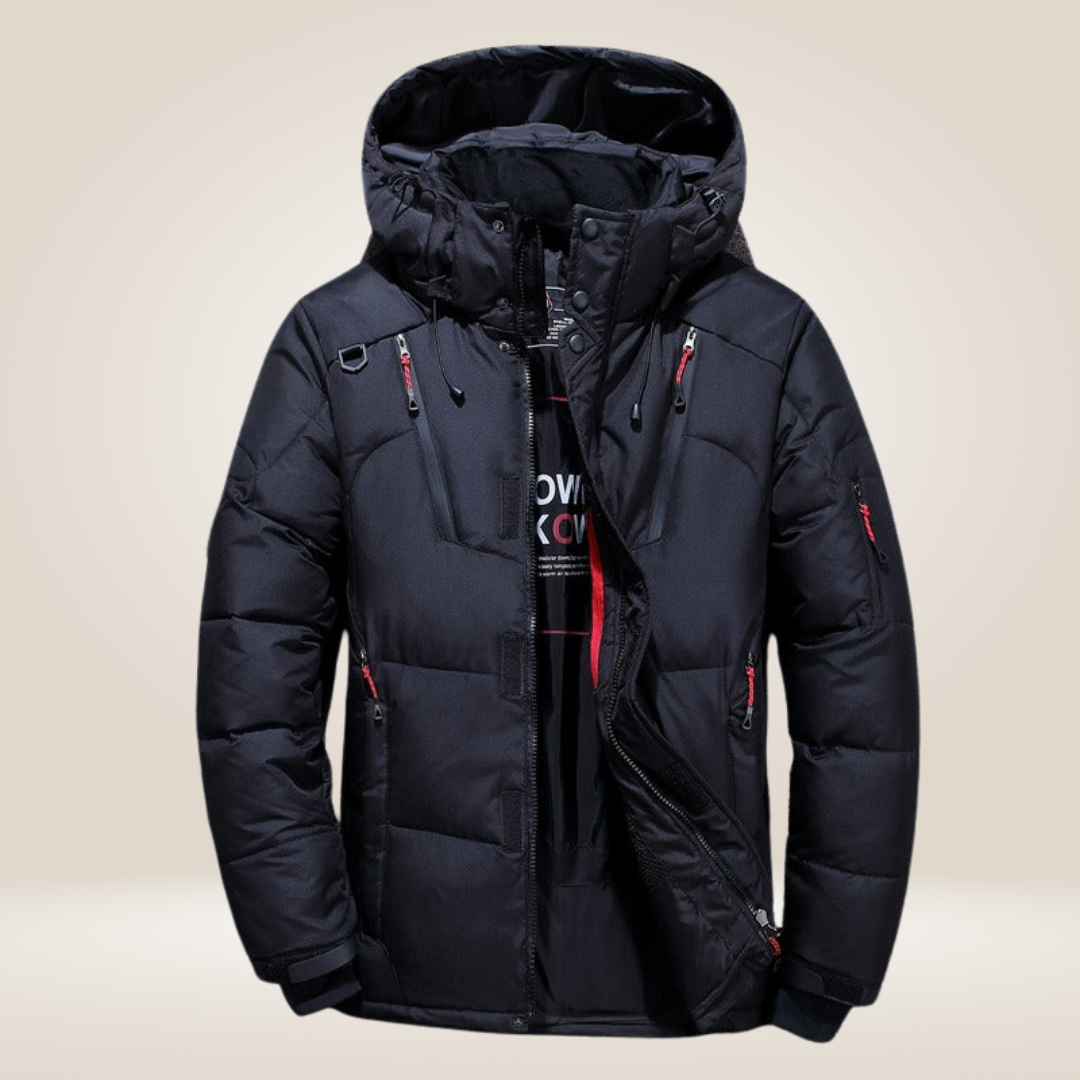 Men's Fleece-Lined Waterproof Parka Jacket