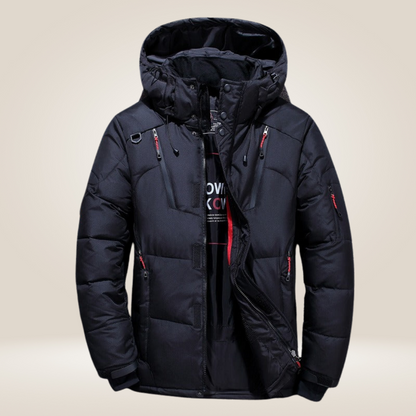 Men's Fleece-Lined Waterproof Parka Jacket