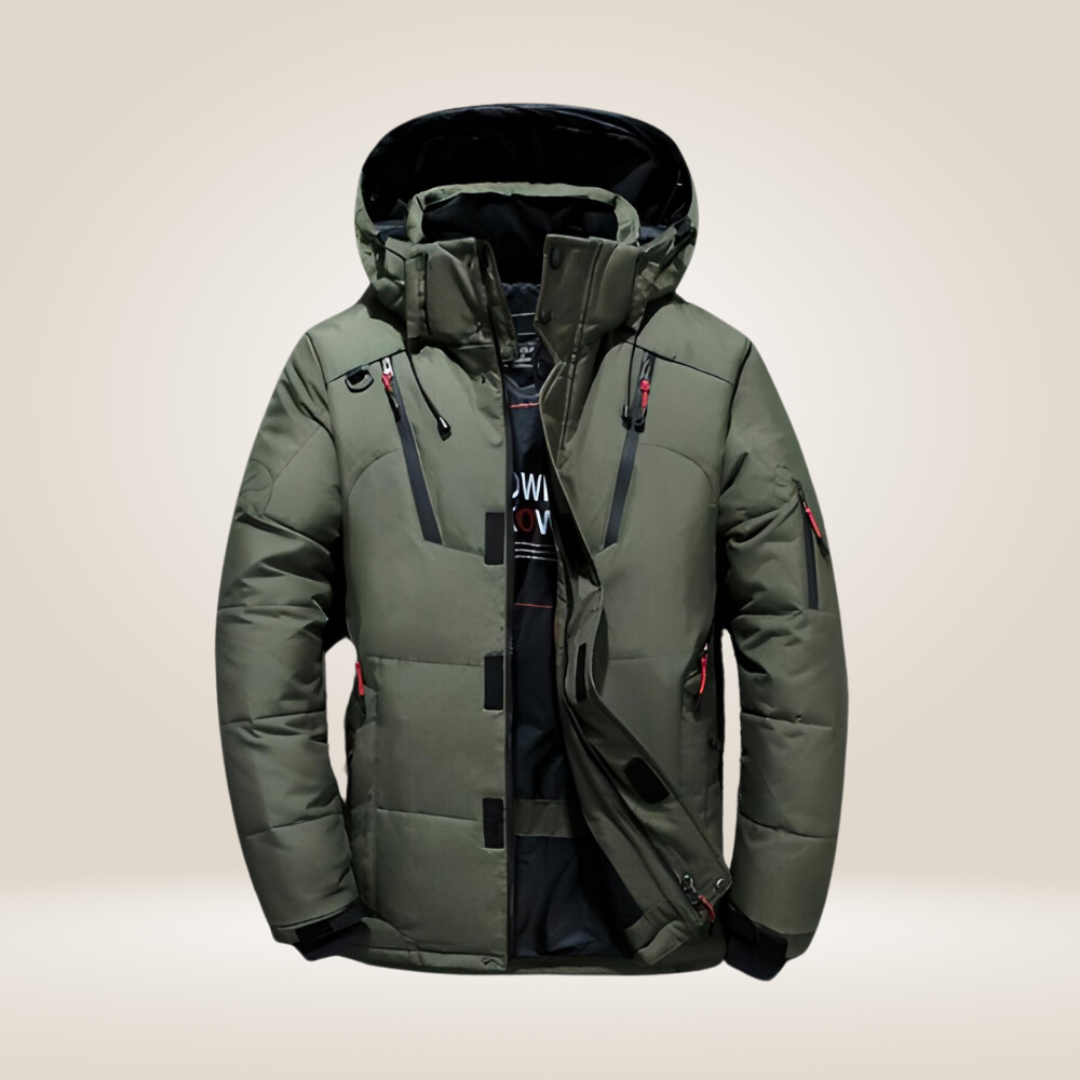 Men's Fleece-Lined Waterproof Parka Jacket