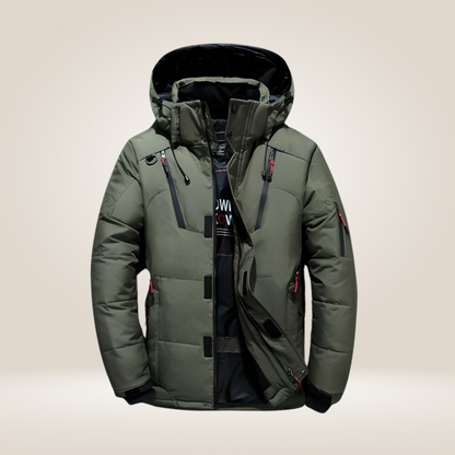 Men's Fleece-Lined Waterproof Parka Jacket