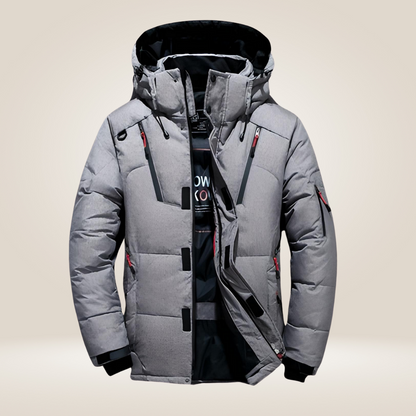 Men's Fleece-Lined Waterproof Parka Jacket