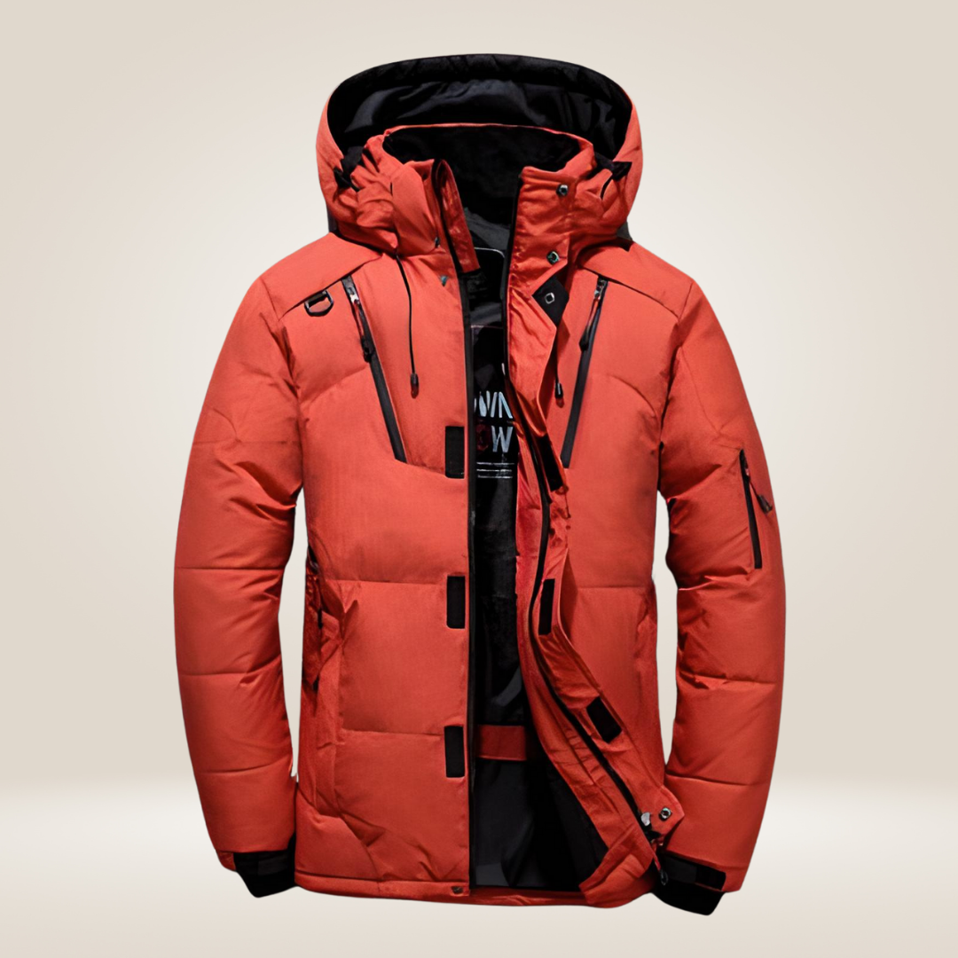 Men's Fleece-Lined Waterproof Parka Jacket