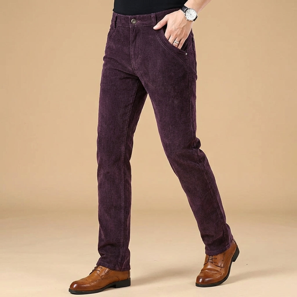 Men's Corduroy Tailored Trousers