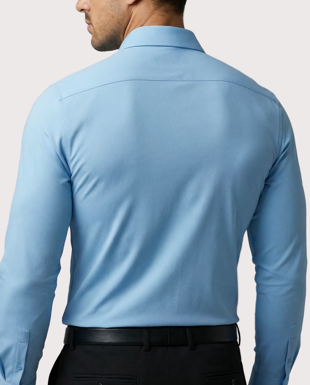 Men's Stretch Cotton-Blend Dress Shirt
