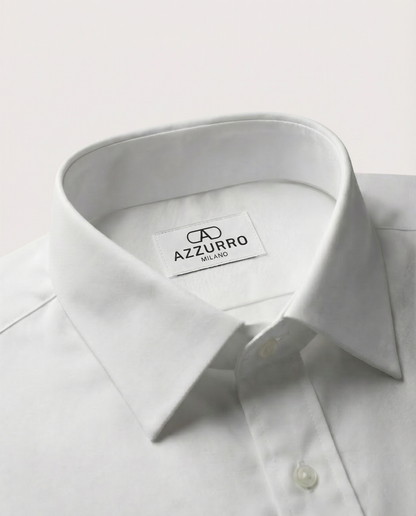 Men's Stretch Cotton-Blend Dress Shirt