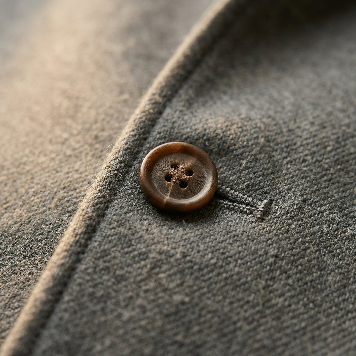 Men's Wool Stand-Collar Jacket