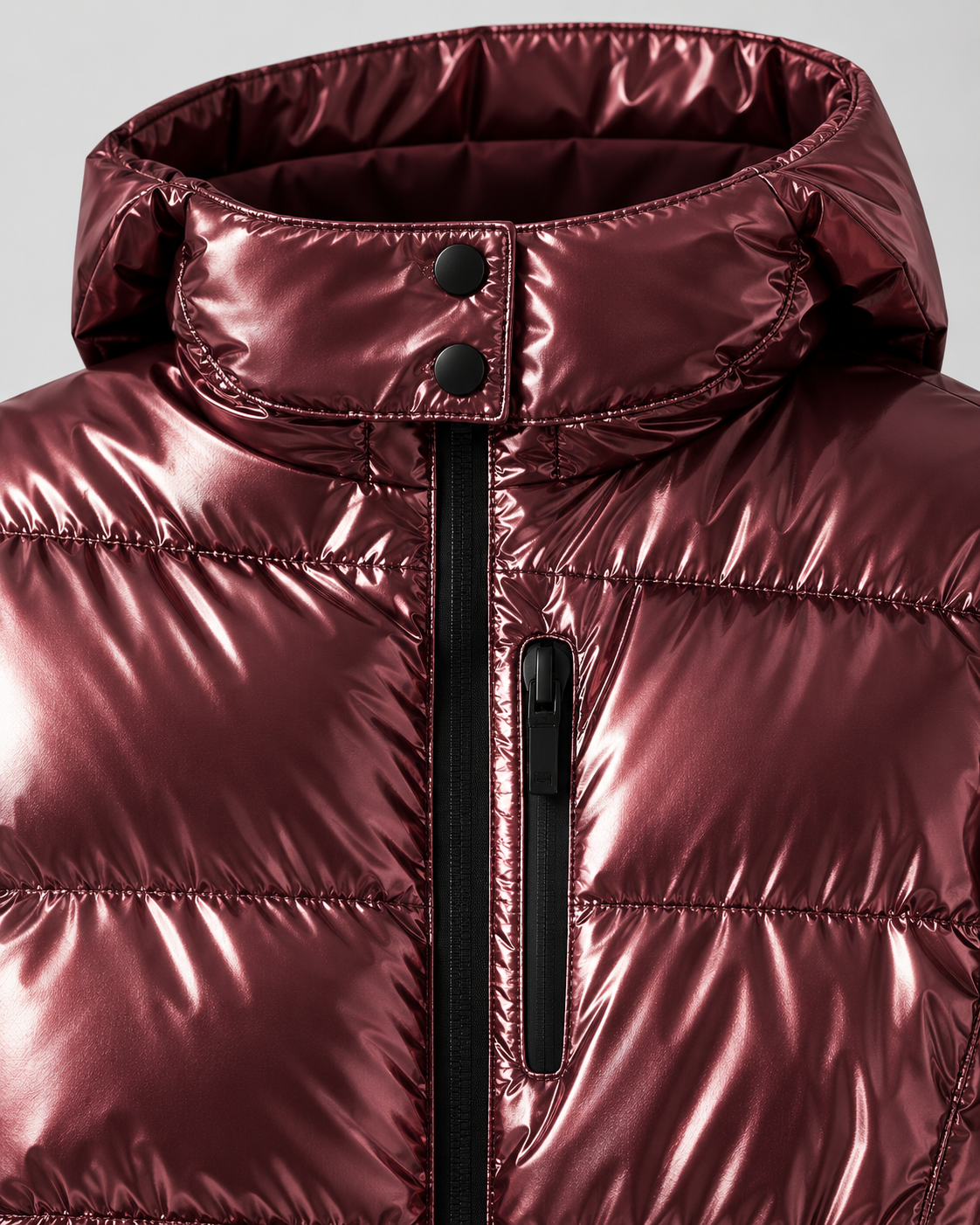 Women's Belted Hooded Puffer Jacket
