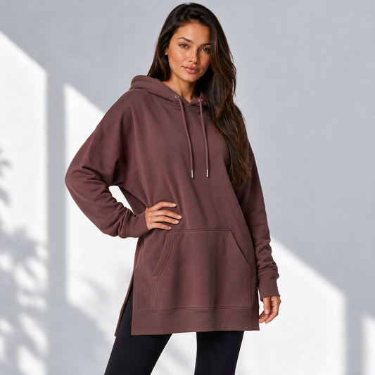 Women's Cotton Oversized Hoodie Dress