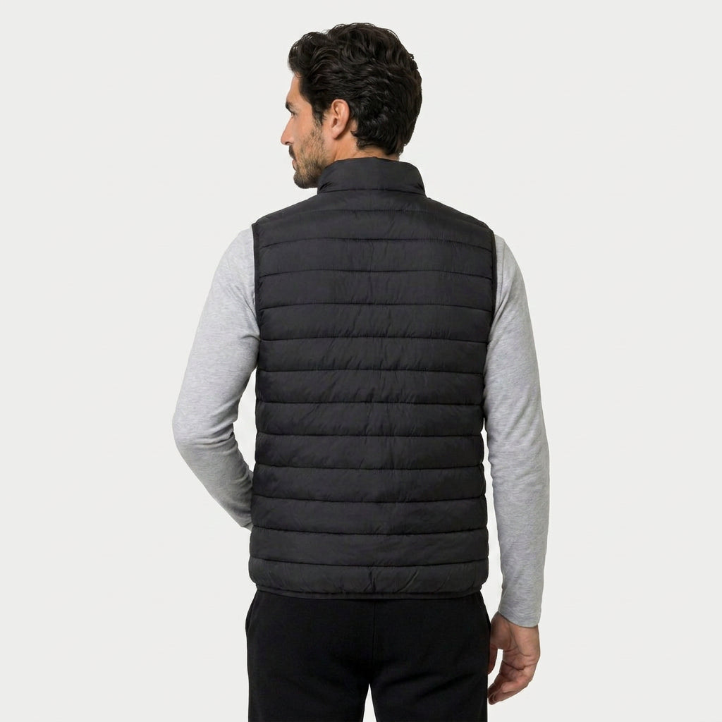 Men's Quilted Lightweight Puffer Vest – Full-Zip, view 8