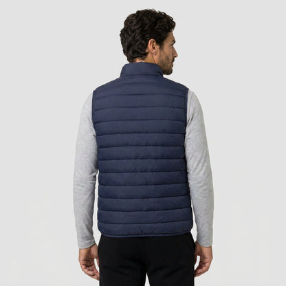 Men's Quilted Lightweight Puffer Vest – Full-Zip, view 5