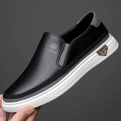 Men's Leather Slip-On Loafers