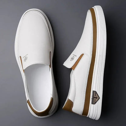Men's Leather Slip-On Loafers