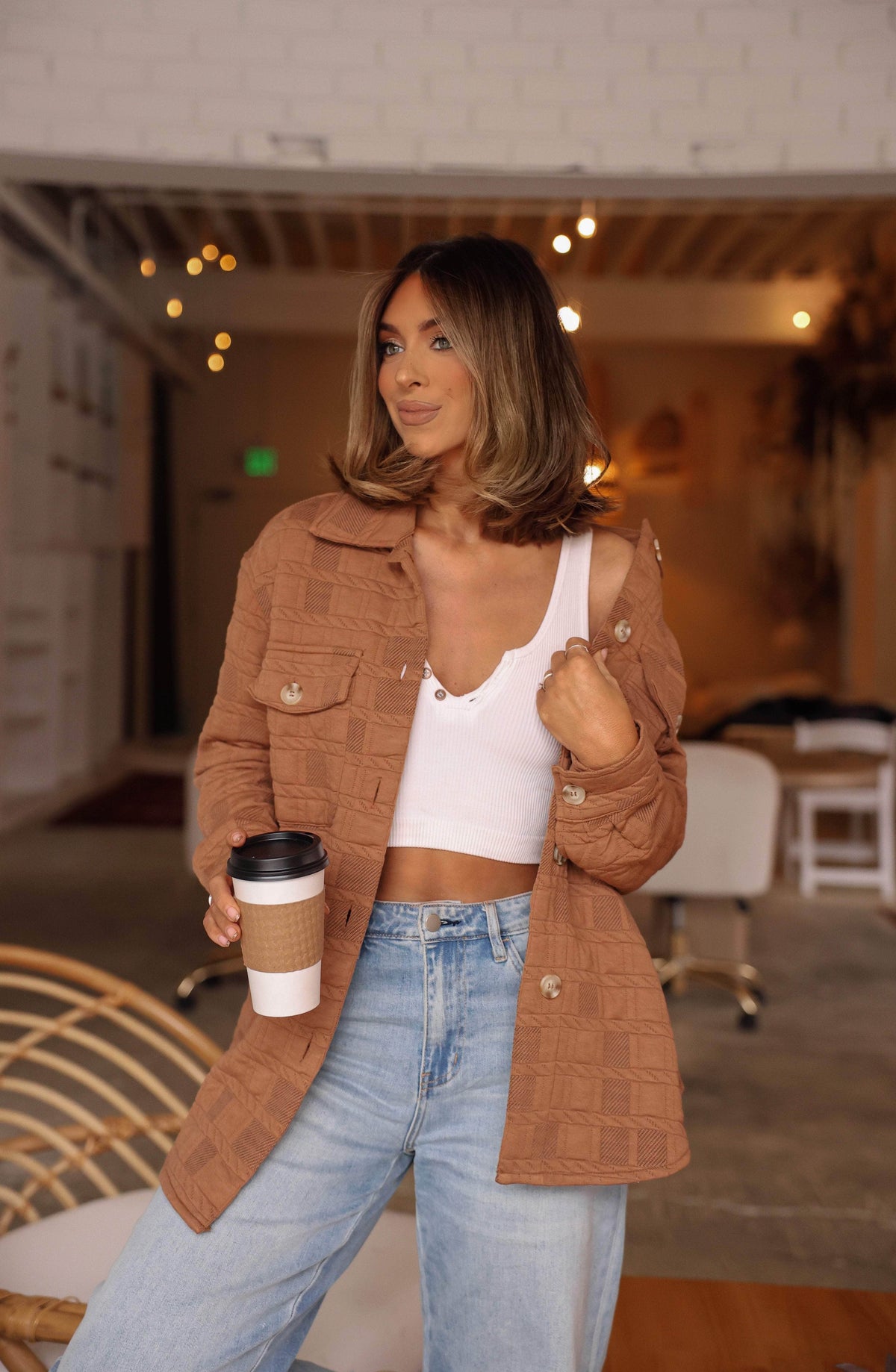 Women's Textured Knit Jacket