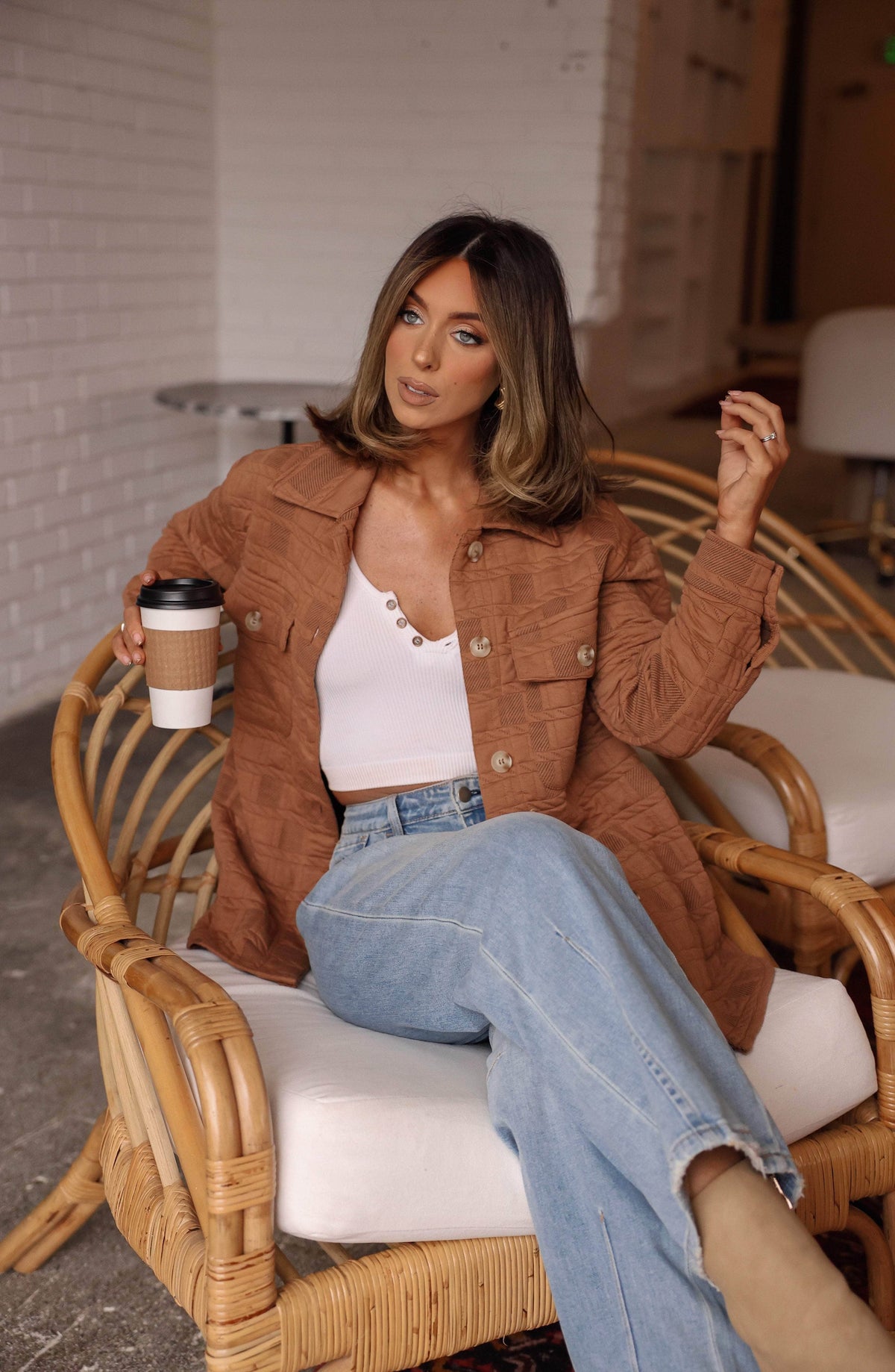 Women's Textured Knit Jacket