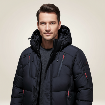 Men's Fleece-Lined Waterproof Parka Jacket