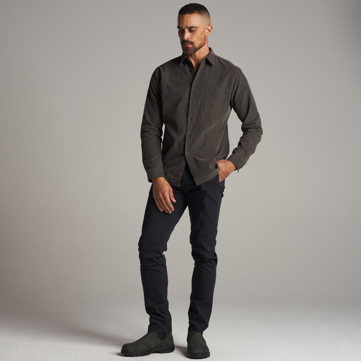 Men's Fine Wale Corduroy Shirt