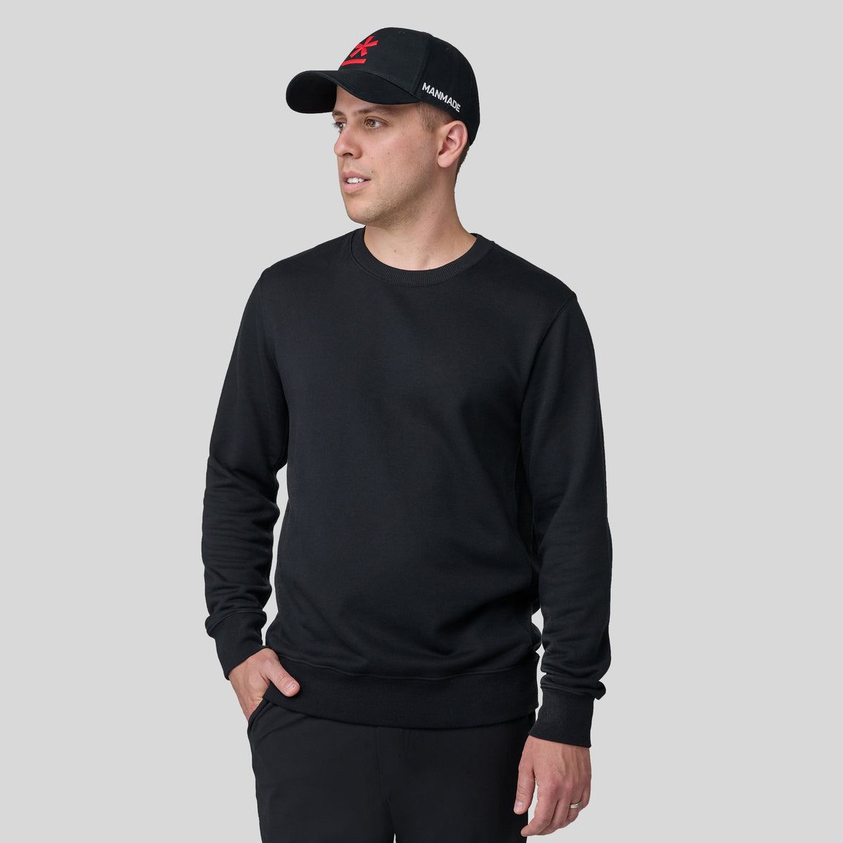 Men's Cotton-Modal Crew Neck Sweater