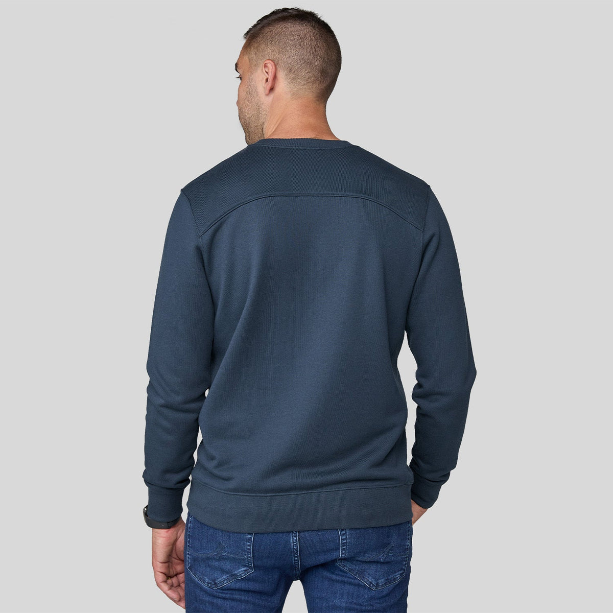 Men's Cotton-Modal Crew Neck Sweater