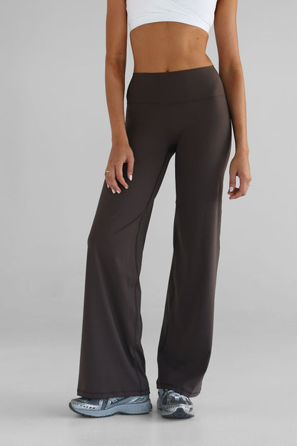 Women's Nylon-Blend Wide Leg Pants