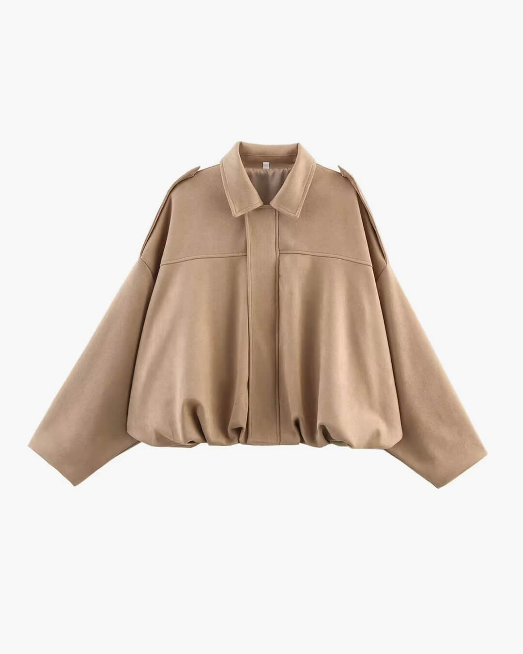 Women's Vegan Suede Bomber Jacket