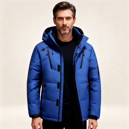 Men's Fleece-Lined Waterproof Parka Jacket